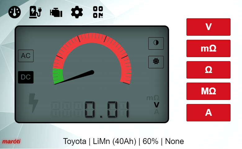 HV Battery Simulator voltage measurement interface
